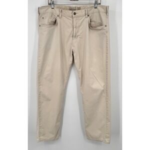 Patagonia Iron Clad Straight Leg Organic Cotton Tan Pants Mens 40x32 (Fits 30")